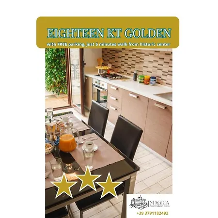 Eighteen Kt Golden - With Garden And Private Parking Just 5 Minutes Walk From The Historic Center